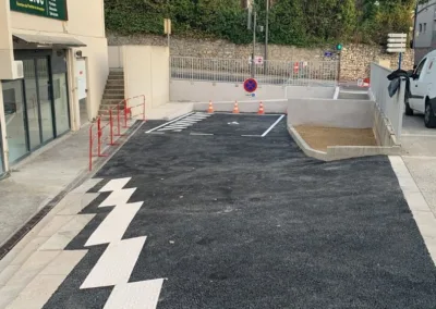 Création d’une place de stationnement et rampe d&rsquo;accès PMR à Castelnau-le-Lez