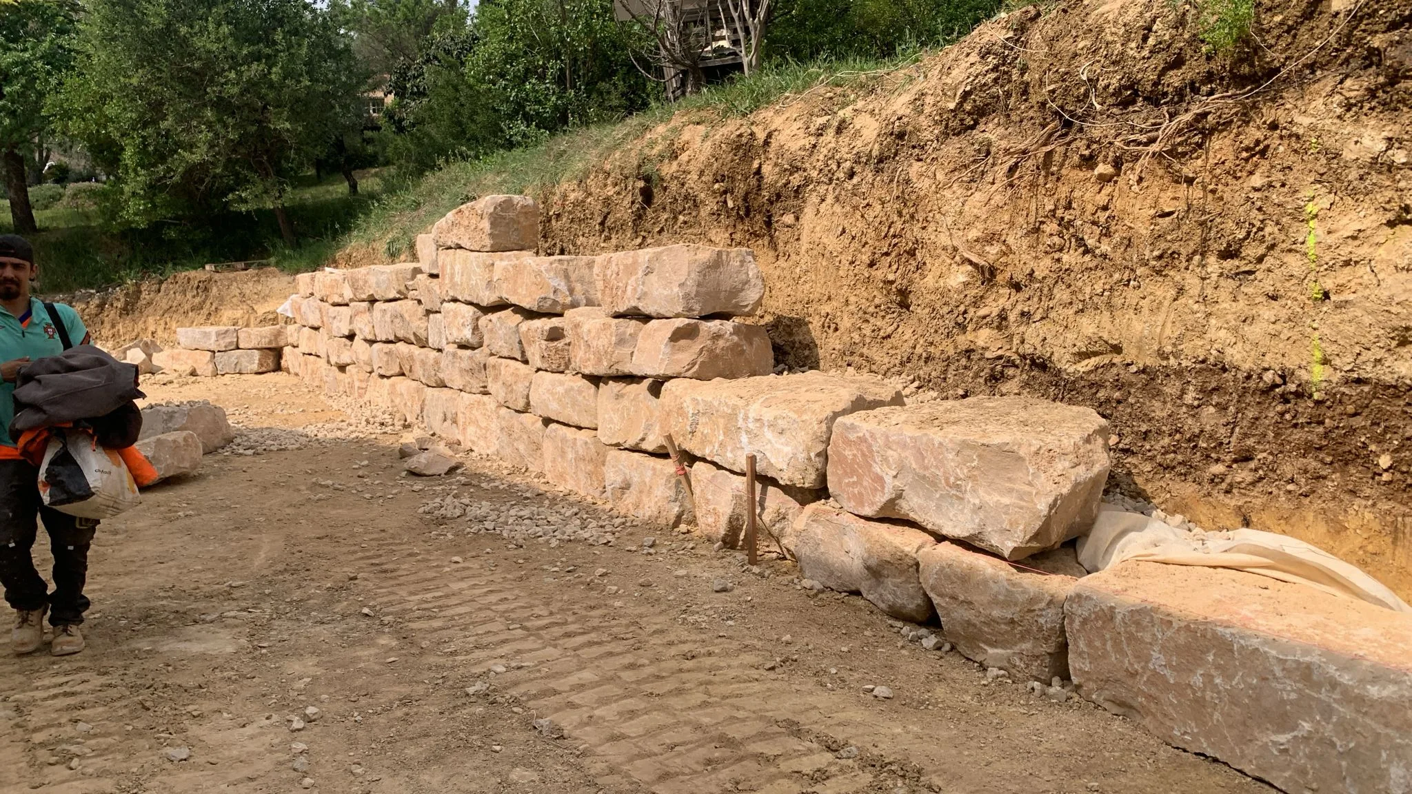 Mur de soutènement - Enrochement calibré SOCCTP