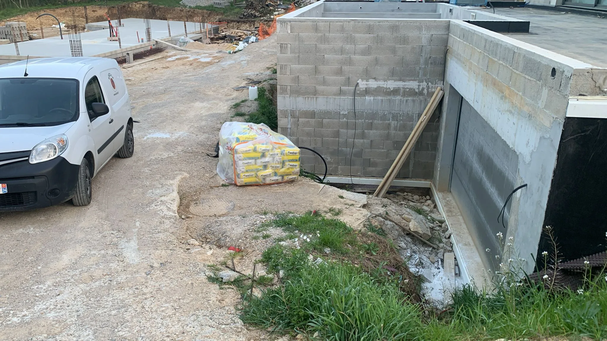 Repérage chantier terrassement et enrochement à Montferrier-sur-Lez par SOCCTP