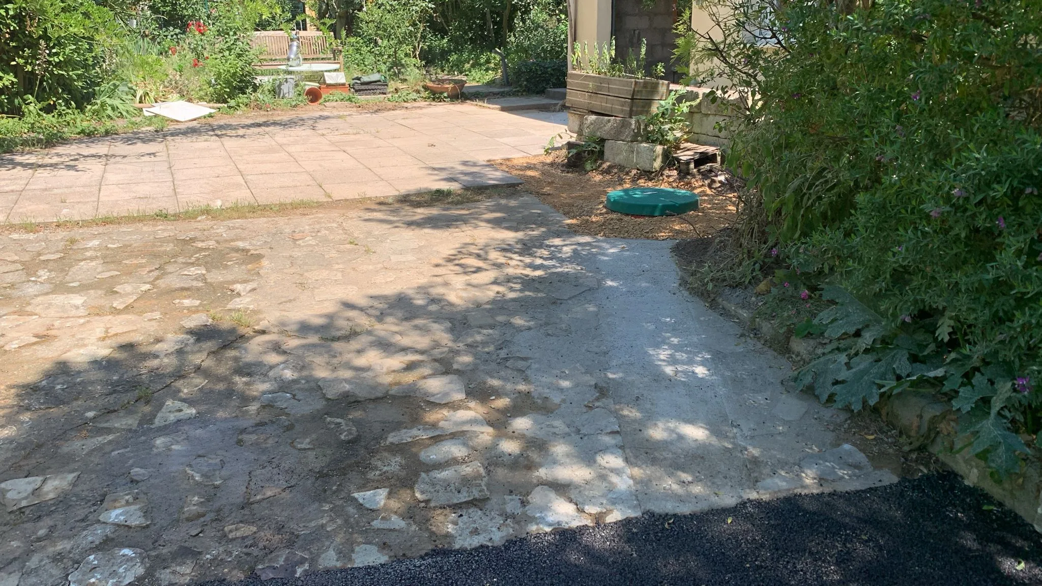 Mise en conformité réseau eaux usées - Béton après pose réseau - SOCCTP