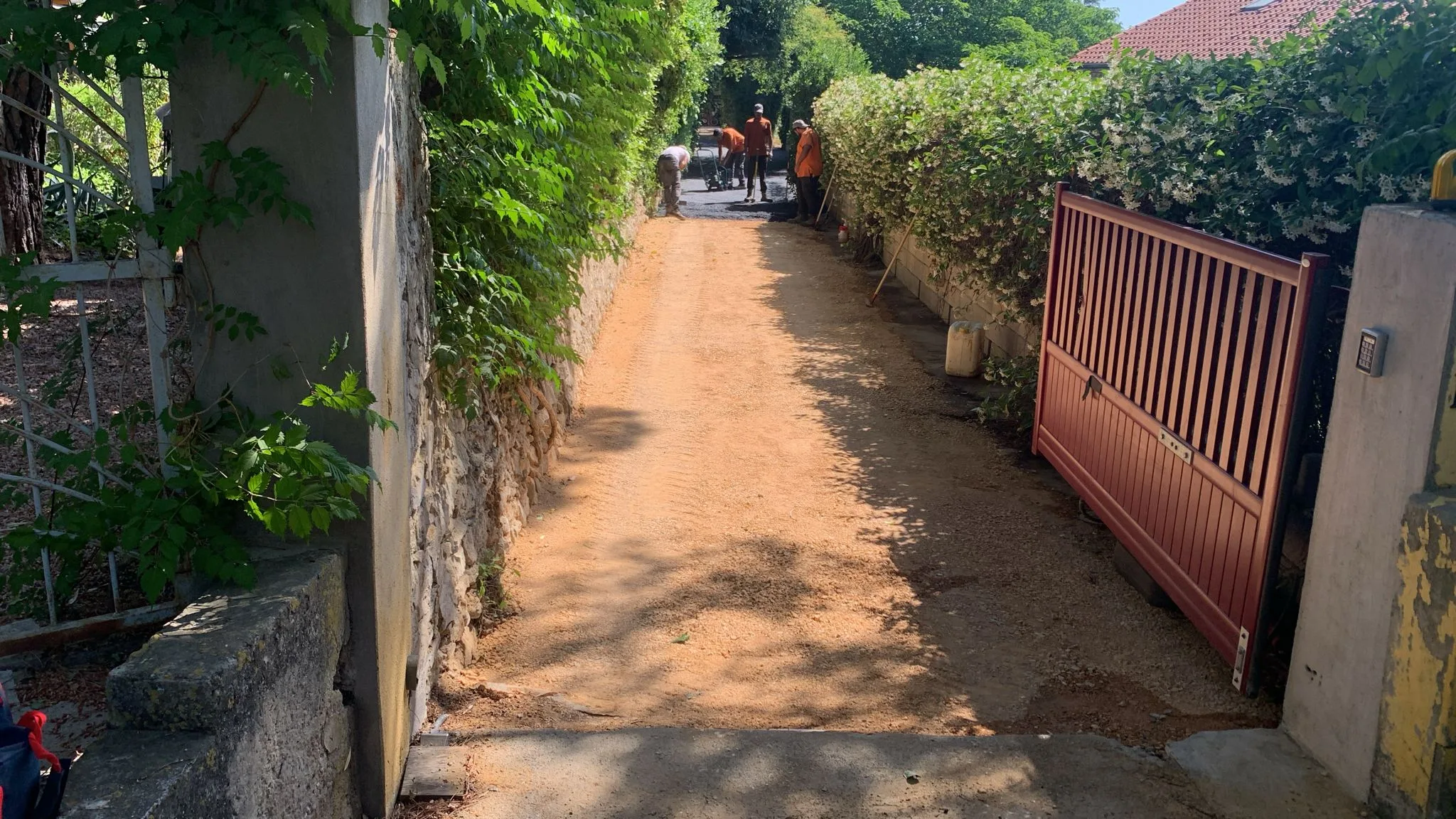 Mise en conformité réseau eaux usées - Terrassement avant pose enrobé - SOCCTP