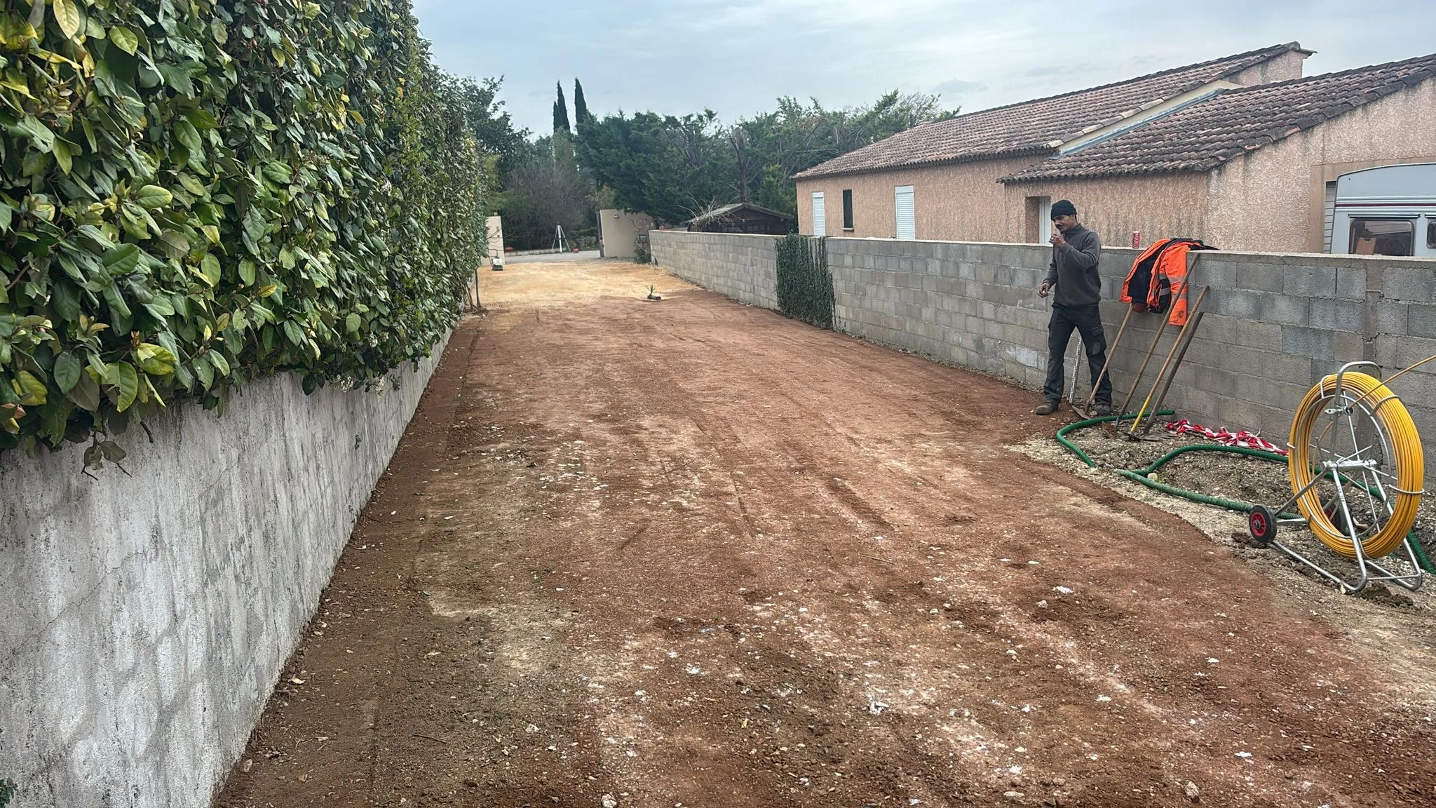 Viabilisation 3 parcelles terrain – Clermont l’Hérault 34800 – SOCCTP 05 Viabilisation et terrassement de 3 parcelles de terrain à Clermont l'Hérault 34800 par SOCCTP