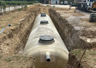Pose d&rsquo;un système d&rsquo;assainissement autonome professionnel de grande capacité sur le site Emmaüs (Saint-Aunès 34130)